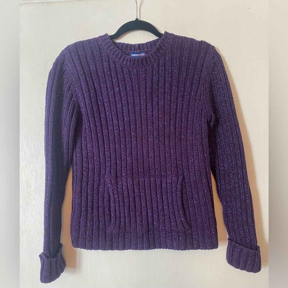 Y2K chunky glitter sweater limited too